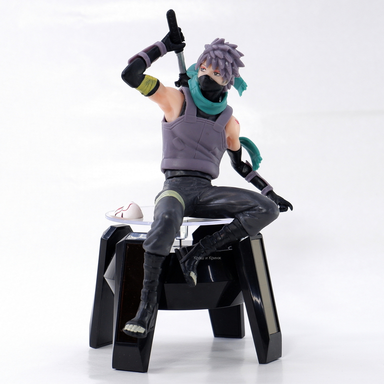 Фигурка NARUTO “Kakashi Hatake” Какаси Хатакэ 17,5 см в Подарочной коробке, модель Z601391KH. Съёмная маска и меч в комплекте.  - Pic n 308430