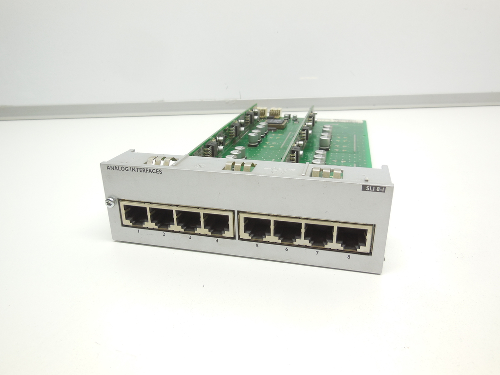 Плата SLI 8-1 Analog Interface для АТС Alcatel-Lucent OmniPCX 3EH72003ADAA, 3EH73052ACAB 05 SLI8-1 - Pic n 310336