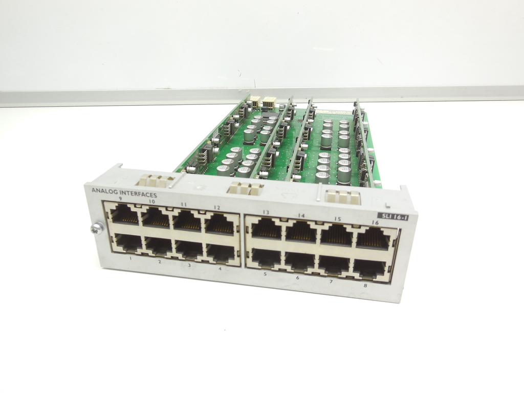 Плата SLI 16-1 Analog Interface для АТС Alcatel-Lucent OmniPCX 3EH72003ADAA, 3EH73052ABAB 06 SLI16-1 LE - Pic n 310337