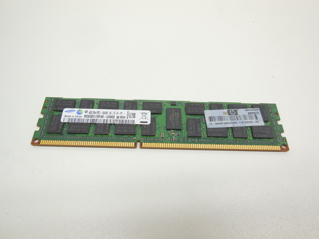 Оперативная память DDR3 ECC REG 4Gb PC3-10600R (1333 МГц) Samsung M393B5170FH0-CH9 - Pic n 310402