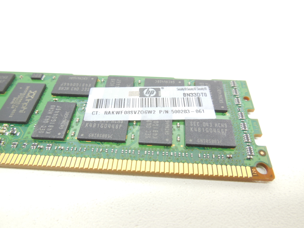 Оперативная память DDR3 ECC REG 4Gb PC3-10600R (1333 МГц) Samsung M393B5170FH0-CH9 - Pic n 310402