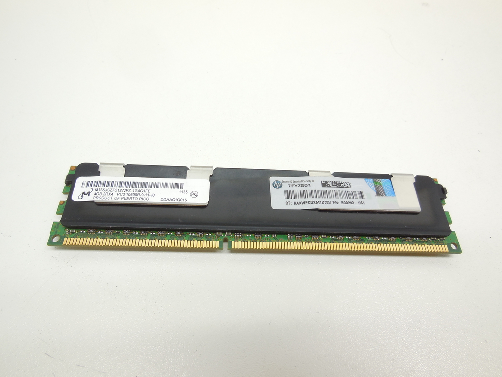 Серверная память FB-DIMM DDR3 4GB Micron MT36JSZF51272PZ, HP P/N: 500203-061 - Pic n 310404