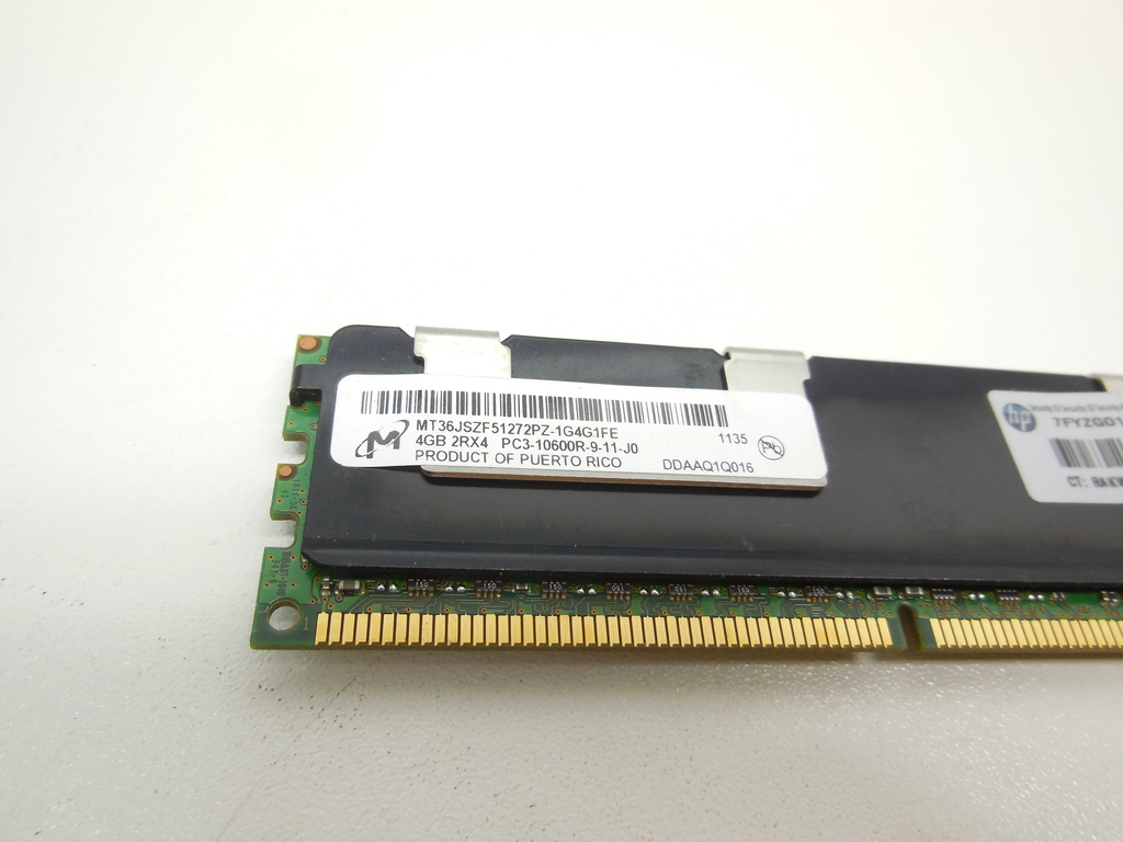 Серверная память FB-DIMM DDR3 4GB Micron MT36JSZF51272PZ, HP P/N: 500203-061 - Pic n 310404