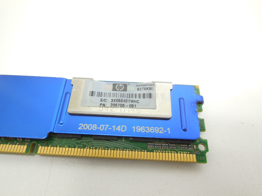 Серверная память FB-DIMM DDR2 4GB Micron MT36HTF51272FY HP P/N: 398708-061 - Pic n 310410