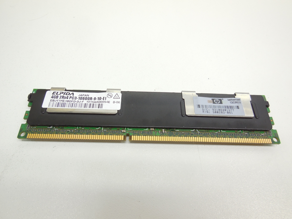 Память для сервера DDR3 REG 4GB Elpida EBJ41HE4BDFD-DJ-F HP P/N: 500203-061 - Pic n 262186