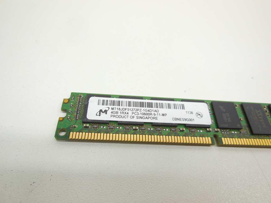 Серверная память DDR3 REG 4GB Micron MT18JSF51272PZ - Pic n 310413