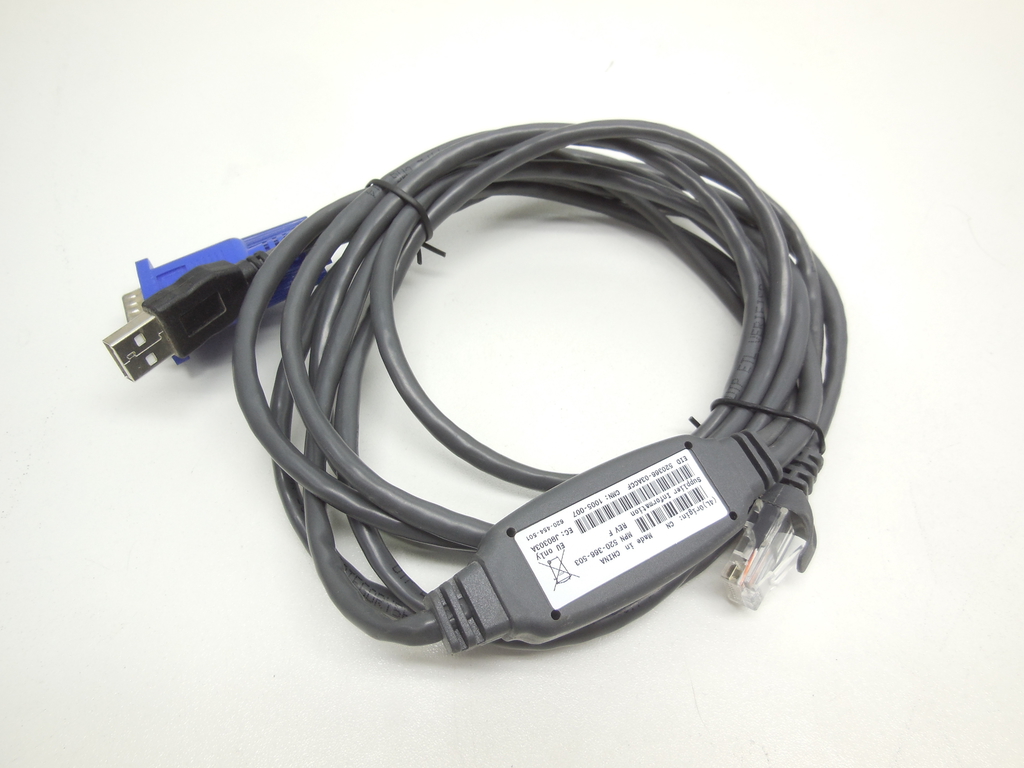 Кабель консольный 3M Console Switch Cable (USB) MPN RJ45 VGA eserver xserues P/N: 31R3133, 31R3145, 620-453-501, 520-366-503 - Pic n 310465