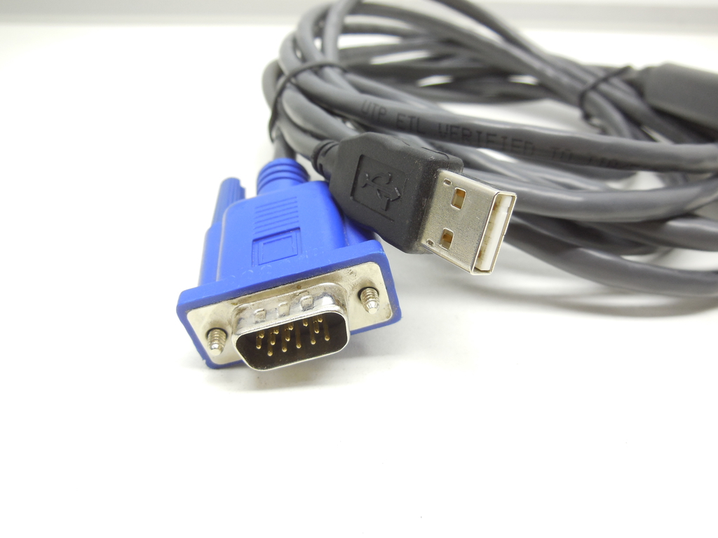 Кабель консольный 3M Console Switch Cable (USB) MPN RJ45 VGA eserver xserues P/N: 31R3133, 31R3145, 620-453-501, 520-366-503 - Pic n 310465