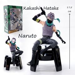 Фигурка NARUTO “Kakashi Hatake” Какаси Хатакэ 17,5 см в Подарочной коробке, модель Z601391KH. Съёмная маска и меч в комплекте. 